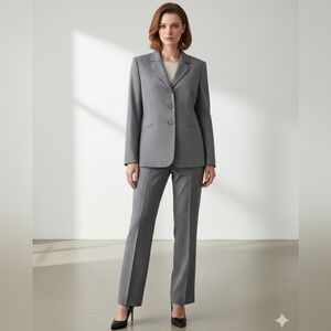Women's Gray Power Suit Set Size 16